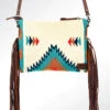 American Darling White Blanket Cross Body -Frontier Cowboy Wear 116200 V