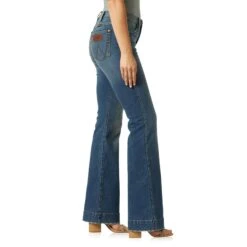Wrangler Women's Shelby High-Rise Trouser Jeans -Frontier Cowboy Wear 11MPESY BS01 SWBB PRD