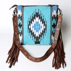 American Darling Turquoise Fringe Blanket Purse -Frontier Cowboy Wear 120063 H