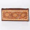 American Darling Tooled Buckstitched Clutch -Frontier Cowboy Wear 124880 C
