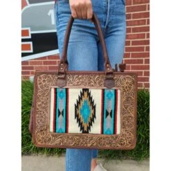 American Darling Conceal Carry Turquoise Aztec Bag -Frontier Cowboy Wear 20210701 161202