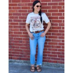 Flying Monkey Angie High Rise Straight Leg Crop Jean -Frontier Cowboy Wear 20230215 103303