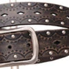 Women's Black Embossed Belt -Frontier Cowboy Wear 6317 blk 1