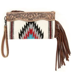 American Darling White Black Clutch -Frontier Cowboy Wear ADBG344D7 a3b8552b 0b53 45e4 acfb d62377d52df6