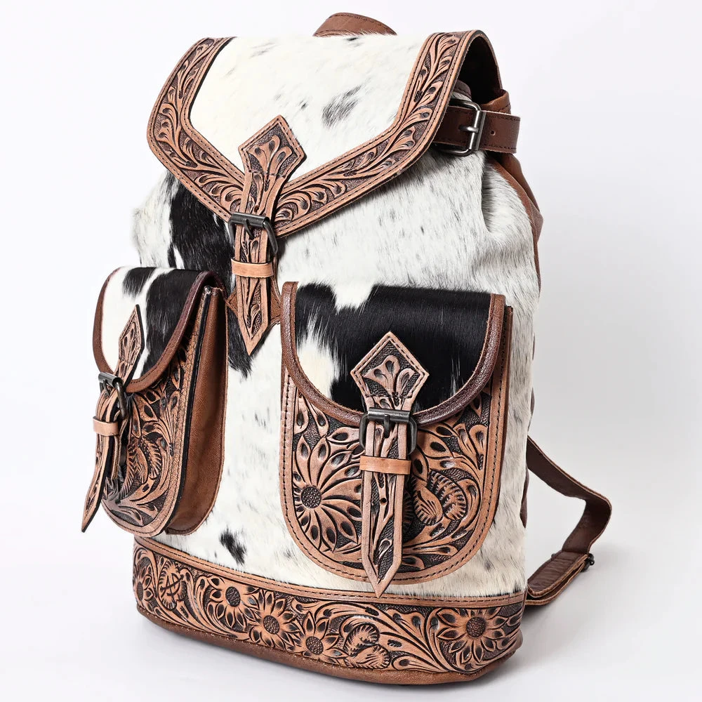 American Darling Tooled Hide Backpack 4 American Darling Tooled Hide Backpack - Image 2