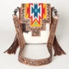 American Darling Tooled Aztec Purse -Frontier Cowboy Wear ADBG856E B