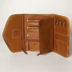 American Darling Tan Jewelry Travel Case -Frontier Cowboy Wear ADBGA250F F