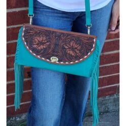 Frontier Cowboy Wear 34 American Darling Turquoise Crossbody