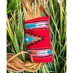 American Darling Red Tooled Clutch -Frontier Cowboy Wear ADBGZ157DAR2 1