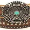 Ariat Women's Brown Distressed Belt With Nailheads -Frontier Cowboy Wear Ariat Ladies Distressed Belt with Nailheads prod 68051 l A1529002