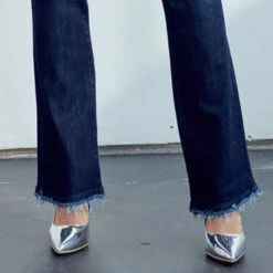 KanCan High Rise Boot Cut Jean 5 KanCan High Rise Boot Cut Jean -Frontier Cowboy Wear BM7138HWSD hem