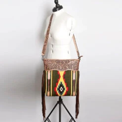 American Darling Tooled Green Aztec Bag -Frontier Cowboy Wear DSC 0283 copy