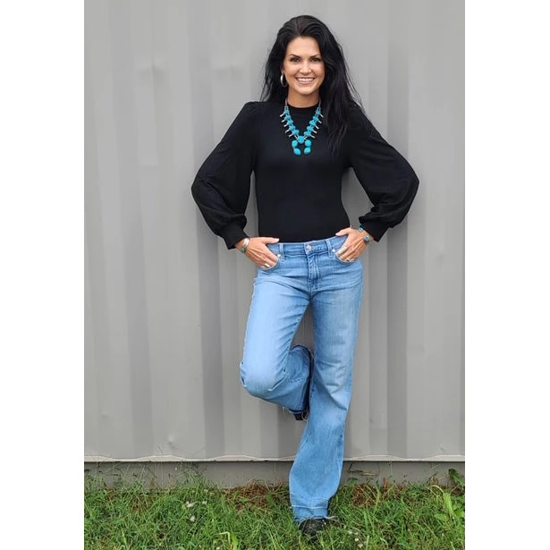 Puff Sleeve Body Suit - Available In Black, Off White, & Wine 4 Puff Sleeve Body Suit - Available In Black, Off White, & Wine - Image 2