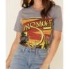 Bohemian Cowgirl Gunsomke Grey Tee -Frontier Cowboy Wear Gunsmoke