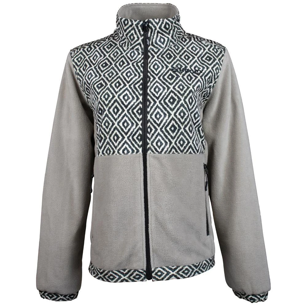 Hooey Women's Tan And Black Fleece Jacket 3 Hooey Women's Tan And Black Fleece Jacket