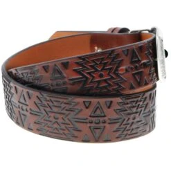 Hooey Ladies Brn/Blk 1.5" Aztec Belt-Small Rectangle Buckle 5 Hooey Ladies Brn/Blk 1.5" Aztec Belt-Small Rectangle Buckle -Frontier Cowboy Wear HWBLT009 LSIDE 1000x1000 249c136b d456 4d13 901e 158eeb0d9fb5