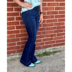 KanCan Maven Dark High Rise Trouser 13 KanCan Maven Dark High Rise Trouser -Frontier Cowboy Wear IMG 5770