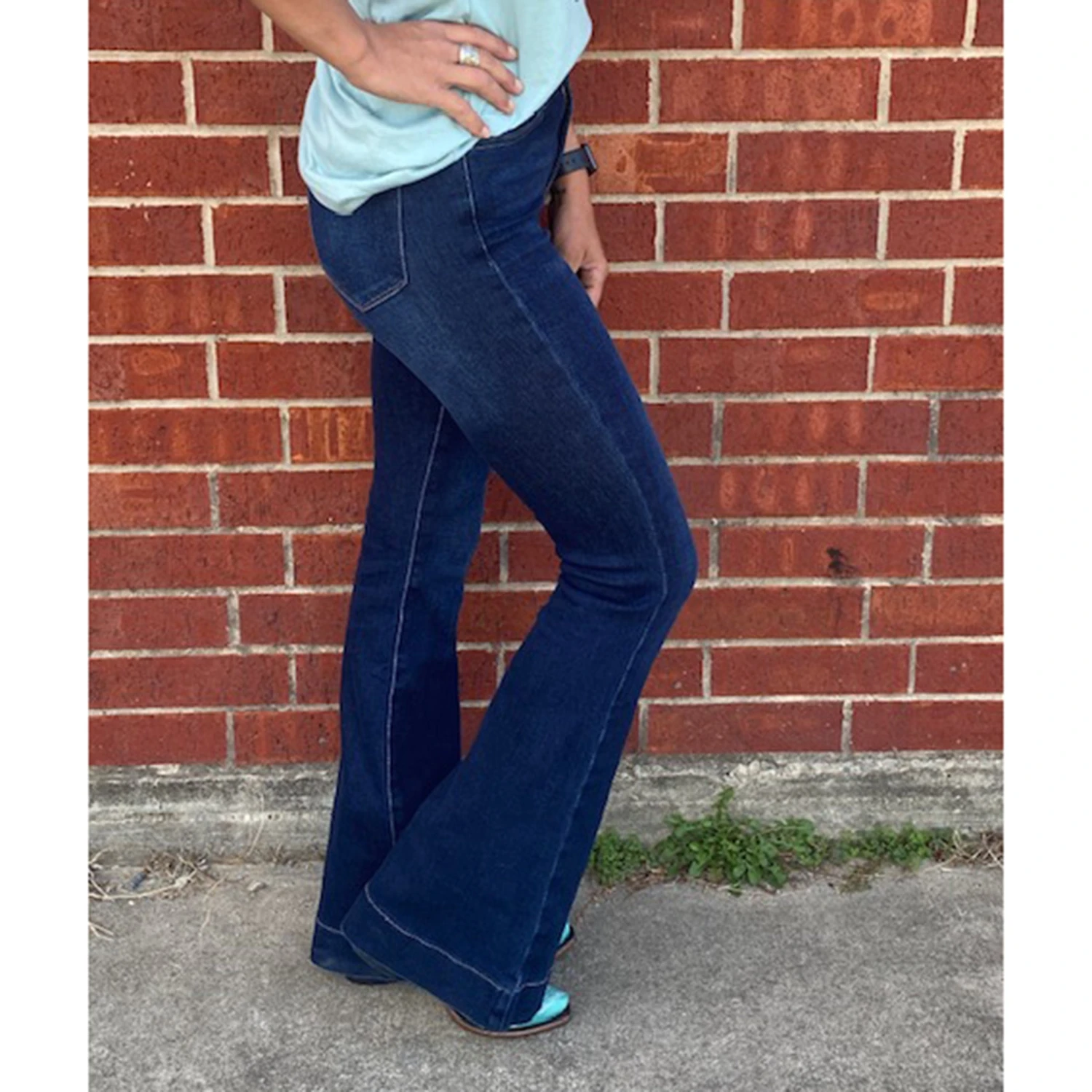 KanCan Maven Dark High Rise Trouser 5 KanCan Maven Dark High Rise Trouser - Image 3