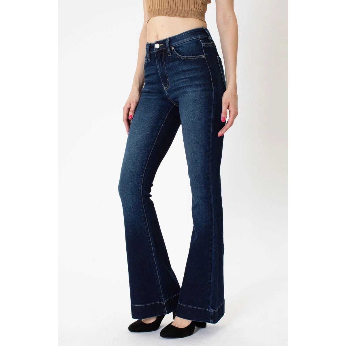 KanCan Maven Dark High Rise Trouser 9 KanCan Maven Dark High Rise Trouser - Image 7