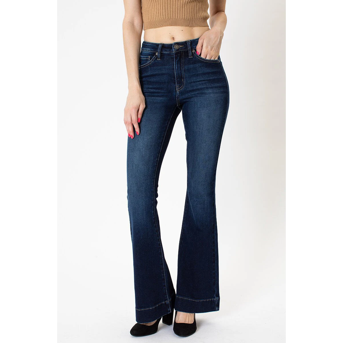 KanCan Maven Dark High Rise Trouser 10 KanCan Maven Dark High Rise Trouser - Image 8