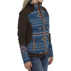 Cinch Womens Brown Aztec Jacket -Frontier Cowboy Wear MAJ98580013