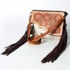 American Darling Hide Fringe Tooled Crossbody Purse -Frontier Cowboy Wear Picture1 3dcc67c2 73d9 46f1 97c3 23e36698c5f9