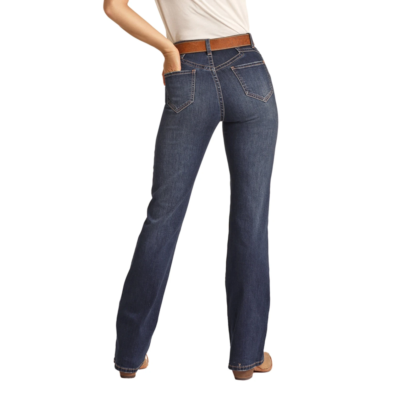 Dark Vintage High Rise Jean 4 Dark Vintage High Rise Jean - Image 2