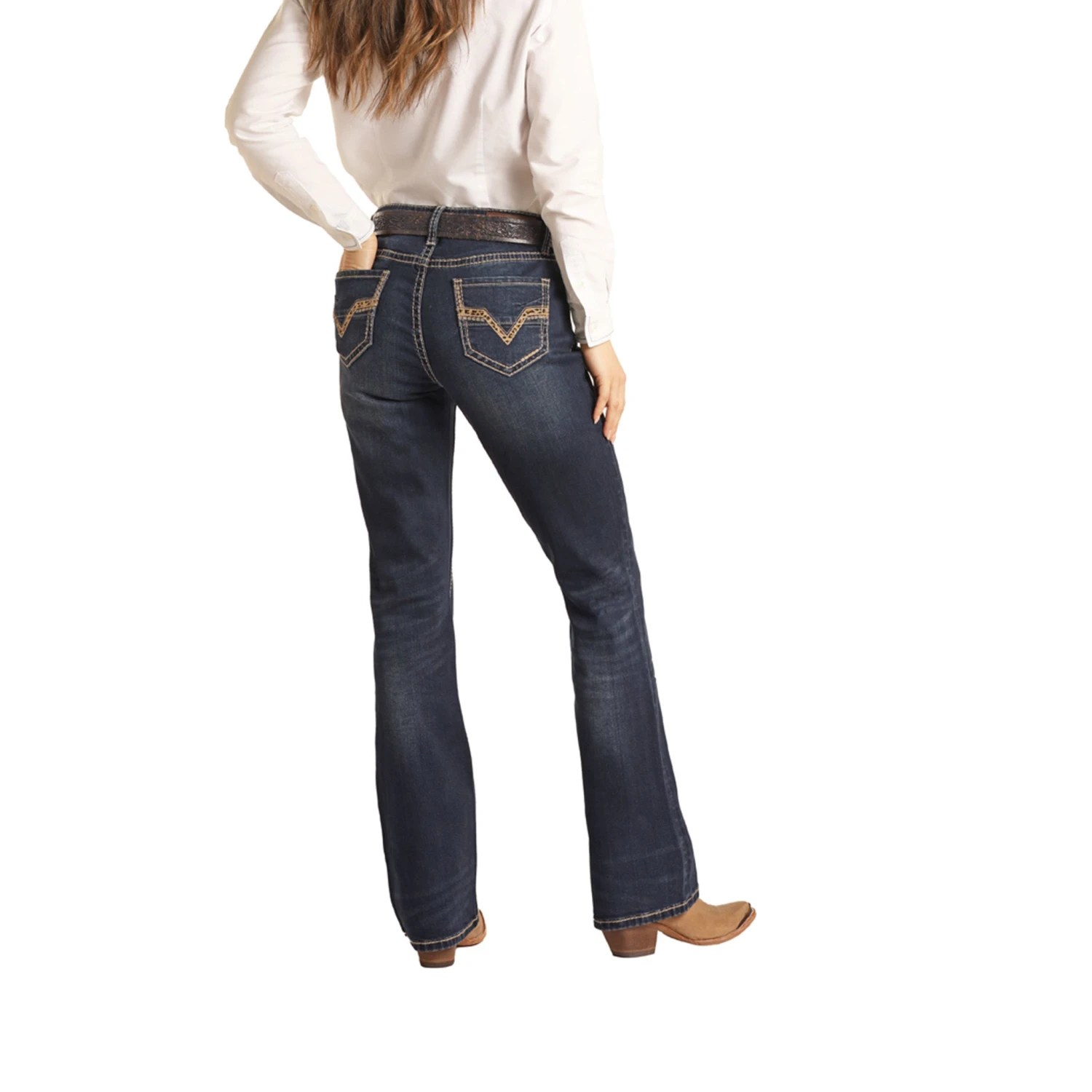 Ladies Cheetah Pocket Riding Jean 3 Ladies Cheetah Pocket Riding Jean
