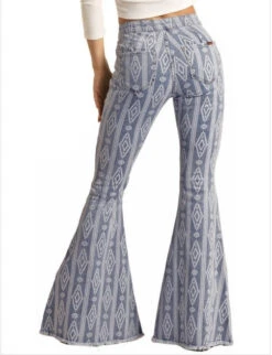 Rock & Roll Cowgirl Light Wash Aztec Jeans -Frontier Cowboy Wear Screenshot2022 07 13133115