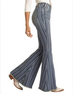 Blue Stripe Bell Bottoms Jeans -Frontier Cowboy Wear Screenshot2022 07 13141803