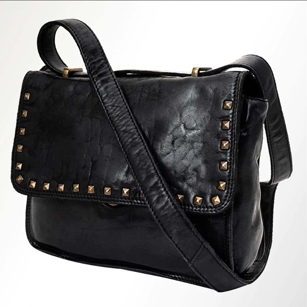 Spaghetti Western Black Studded Cross Body 4 Spaghetti Western Black Studded Cross Body - Image 2