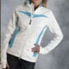 ROPER Women's White/Turq Soft Shell Jacket