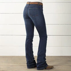 Kimes Ranch-Mid-Rise/Boot Cut/Slim Fit Ladies Jeans-Chloe -Frontier Cowboy Wear back 1e904e00 eefa 428e 9157 134a6ef07d72