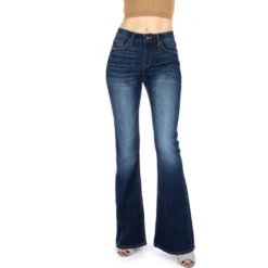 KanCan Dark Wash Flare Jean -Frontier Cowboy Wear dark kancan front