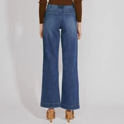 KanCan High Rise Wide Leg Trouser 12 KanCan High Rise Wide Leg Trouser -Frontier Cowboy Wear kc7127m 3