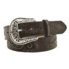Nocona Women's Black Antique Scroll Belt -Frontier Cowboy Wear n3499701